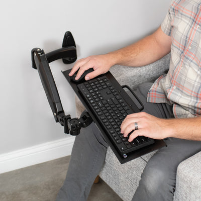 Comfortable typing from anywhere in a room will be a wall mount keyboard fray from VIVO.